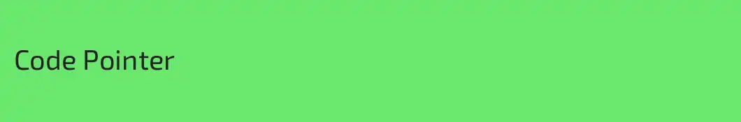 Code Pointer